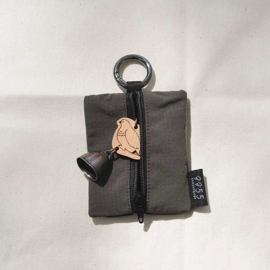 Bear bell pouch / 雷鳥