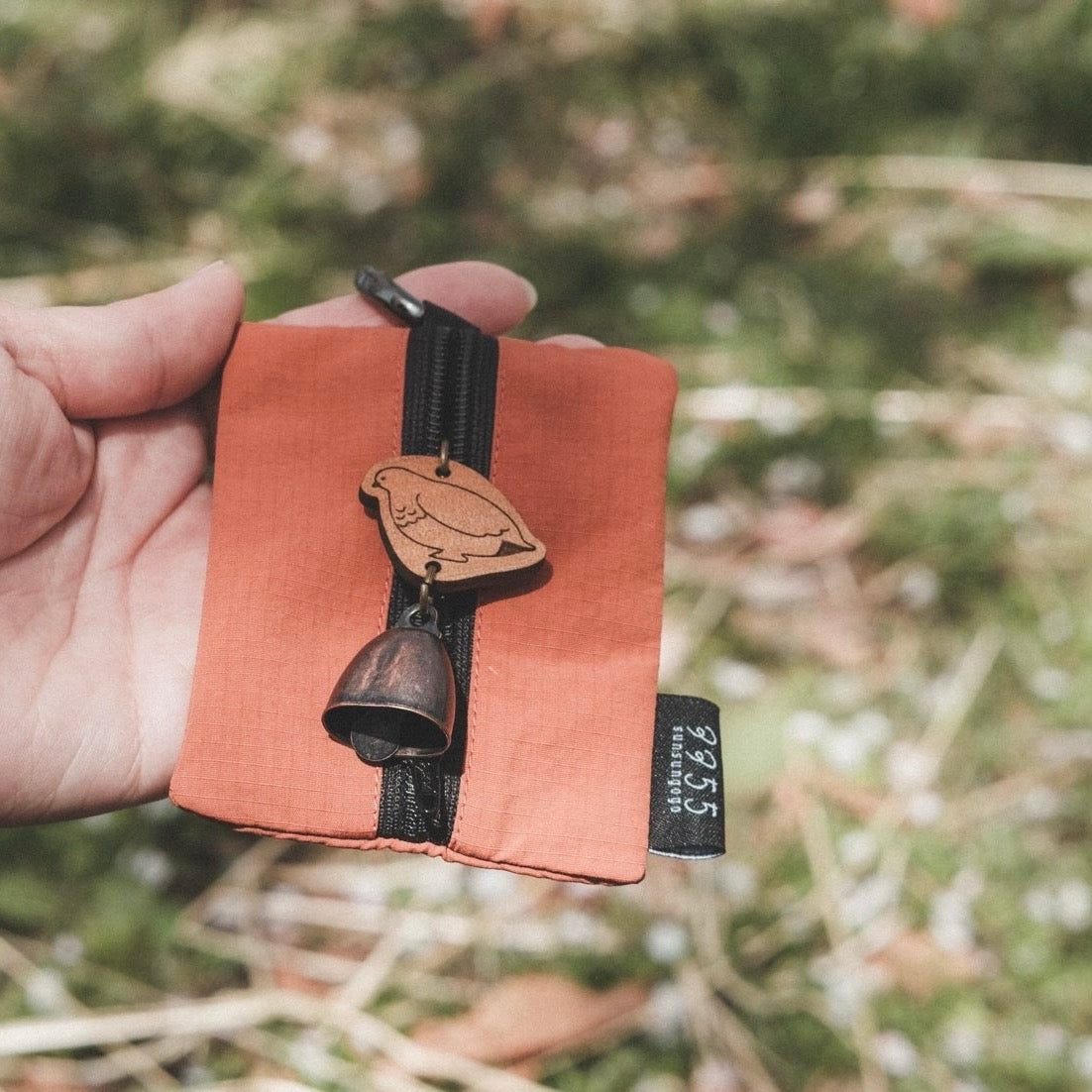 Bear bell pouch / 雷鳥