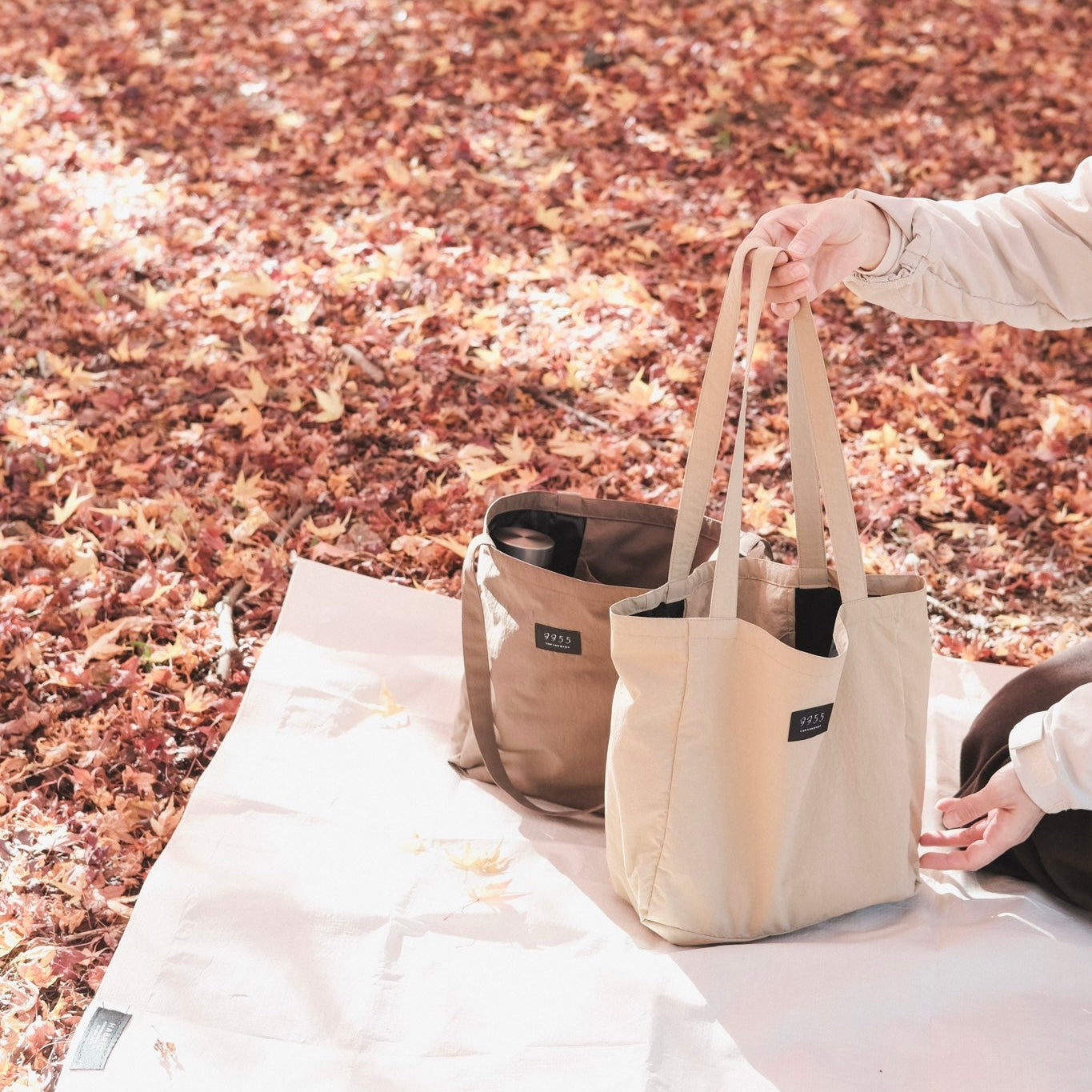 Natural tote bag